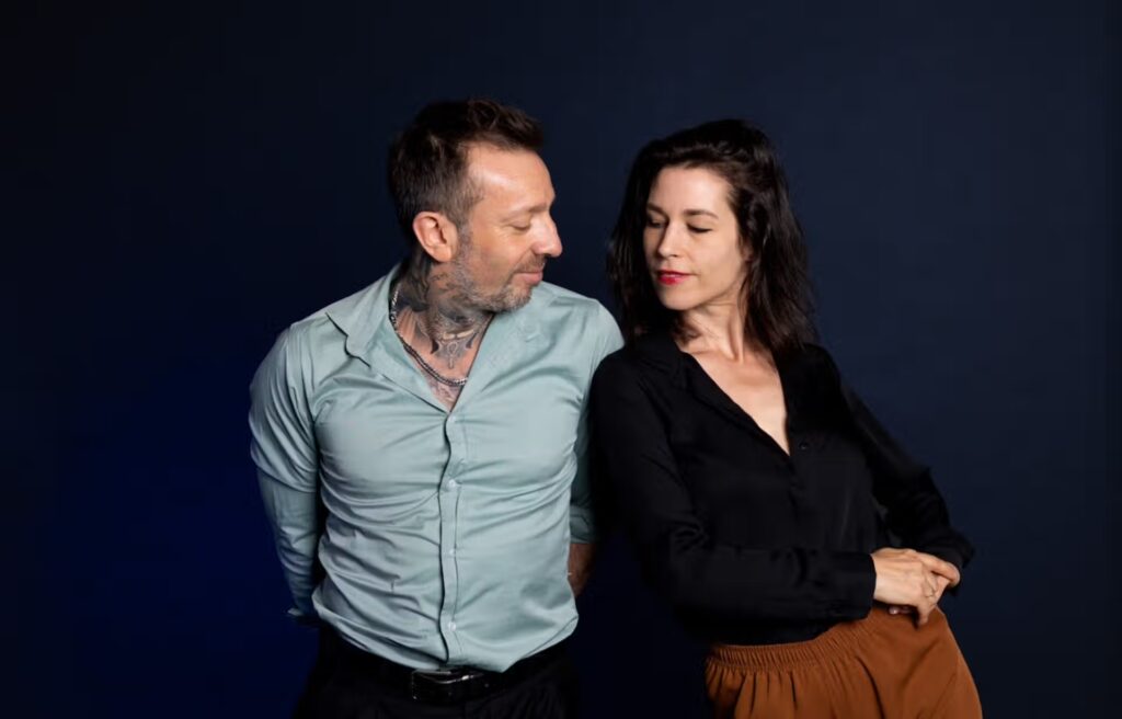 lise-braulio-tangolove-tango-fribourg Lise Corpataux et Braulio Martos, enseignants de Tangolove, posant ensemble pour illustrer les cours de tango argentin à Fribourg